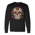 Day Of The Dead シュガースカル Dia De Los Muertos 長袖Tシャツ ギフトのアイデア