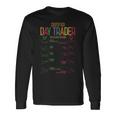 Day Trader スイングトレーディング ストック投資家 フォレックス チャートパターン 長袖Tシャツ ギフトのアイデア