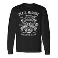 Death Machine Ride Fast Or Die Last ビンテージtシャツ 長袖Tシャツ ギフトのアイデア