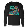 Del Mar 競馬 サラブレッドサンタアニタ競馬選手 長袖Tシャツ ギフトのアイデア