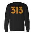 Detroit 313 長袖Tシャツ ギフトのアイデア