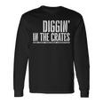 Diggin In In The Cates レコードボックス 長袖Tシャツ ギフトのアイデア
