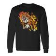 Diseño Con Tigre Para Los Amantes Del Tigre Camiseta de manga larga Ideas de regalos