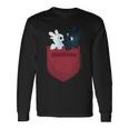 Dreamworks Dragons Light Fury & Night Fury Faux Pocket 長袖Tシャツ ギフトのアイデア
