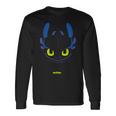 Dreamworks ドラゴンズ トゥースレス ナイトフューリー ビッグフェイス コスチューム 長袖Tシャツ ギフトのアイデア
