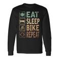 Eatleep Bike リピート自転車 長袖Tシャツ ギフトのアイデア