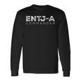 Entj-A The Commander Myers-Briggs パーソナリティテスト 長袖Tシャツ ギフトのアイデア