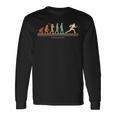 The Evolution Of Man アメリカンフットボール選手 長袖Tシャツ ギフトのアイデア