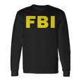 Fbi ハロウィン おもしろコスチューム 長袖Tシャツ ギフトのアイデア