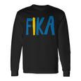 Fikaweden 面白いワードゲーム スウェーデン語 長袖Tシャツ ギフトのアイデア