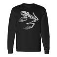 Frogman Bonefrog アンティーク調ホワイトプリント 長袖Tシャツ ギフトのアイデア