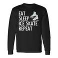 Eatleep Icekate Repeat フィギュアスケート 長袖Tシャツ ギフトのアイデア