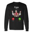 Pope Leo Xiv Is Calling Catholic Humor メンズ レディース 長袖Tシャツ ギフトのアイデア