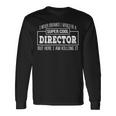 uper Cool Director 面白いギフト 長袖Tシャツ ギフトのアイデア