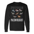 Future Paleontologist モササウルス・トリケラトプス ティラノサウルス 長袖Tシャツ ギフトのアイデア