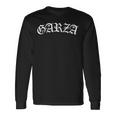 Garza アーチ型オールドイングリッシュ 長袖tシャツ 長袖Tシャツ ギフトのアイデア