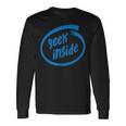 Geek Inside Eccentric Intellectual Tech 長袖Tシャツ ギフトのアイデア