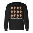 Haniwa Figures はにわ 古墳 ダンス 踊り 歴史 考古学 長袖Tシャツ ギフトのアイデア
