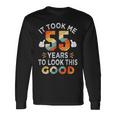 Happy 55Th Birthday 長袖Tシャツ ギフトのアイデア