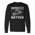 Harmonicists Blow Better ハーモニカ 長袖Tシャツ ギフトのアイデア