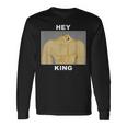 Hey Kingwole Doge Meme 長袖Tシャツ ギフトのアイデア