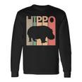 Hippo カバ 長袖Tシャツ ギフトのアイデア