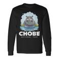 Hippo アフリカンサファリ チョベ国立公園 お土産 長袖Tシャツ ギフトのアイデア