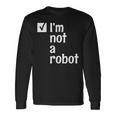 I'm Not A Robot Aiゲーマー 長袖Tシャツ ギフトのアイデア