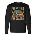I'm Not Old I'm Classic ビニールレコード レトロ ビンテージ音楽 長袖Tシャツ ギフトのアイデア