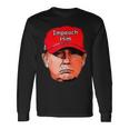 Impeach Trumptupid レッドキャップ ジョーク 民主党員 Usa 弾丸 長袖Tシャツ ギフトのアイデア