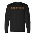 Inscryptionサイコホラーカードゲームハロウィン怖い 長袖Tシャツ ギフトのアイデア