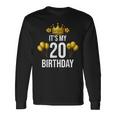 It's My 20Th Birthday Party 20歳 誕生日 メンズ レディース 長袖Tシャツ ギフトのアイデア