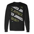 Jamaicaカモ柄グリーンカモフラージュ 長袖Tシャツ ギフトのアイデア