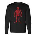Jolly Roger 海賊旗 レッドスケルトン エドワードロー 長袖Tシャツ ギフトのアイデア