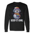 Keep It Cool Disconowman Retro Funky Holidayibes 長袖Tシャツ ギフトのアイデア