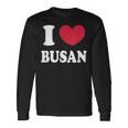 I Love Busan 釜山が大好きです 長袖Tシャツ ギフトのアイデア