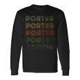 Love Heart Porter グランジビンテージスタイル ブラック ポーター 長袖tシャツ 長袖Tシャツ ギフトのアイデア