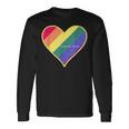 Love Is Love レインボーハート 長袖Tシャツ ギフトのアイデア