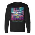 I Love Miami & Miami Loves Me Cool Miami Illustration 長袖Tシャツ ギフトのアイデア