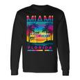 I Love Miami Miamiibes Illustration Graphic s 長袖Tシャツ ギフトのアイデア