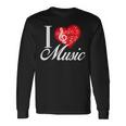I Love Music D001-0095A 長袖Tシャツ ギフトのアイデア