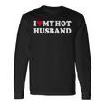 I Love My Hot Husband シャツ ファニー レッド ハート Love Hot Husband 長袖Tシャツ ギフトのアイデア