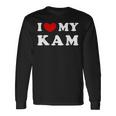 I Love My Kam アイ・ラブ・マイ・カム 長袖Tシャツ ギフトのアイデア
