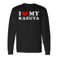 I Love My Kazuya 私はカズヤを愛しています 長袖Tシャツ ギフトのアイデア