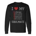 I Love Myoulmate ソウルメイトが大好き ソウルメイトへの愛を込めて 長袖Tシャツ ギフトのアイデア