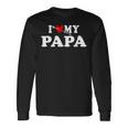 I Love My Papa With Heart Father’S Day Wear For Son Daughter Long Sleeve T-Shirt Gifts ideas I Love My Papa With Heart Father’S Day Wear For Son Daughter Long Sleeve T-Shirt Gifts ideas