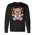 I Love Tsurumi Teddy Bear 鶴見テディベアが大好き 長袖Tシャツ ギフトのアイデア