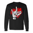 I Love You 手話 Asl Peak Languages 長袖Tシャツ ギフトのアイデア