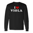 I Loveiola 私は愛するiola 長袖Tシャツ ギフトのアイデア