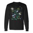Magic Fish ファニー フィッシング フローラル ヴィンテージ ウクライナ ヴィシバンカ 長袖Tシャツ ギフトのアイデア